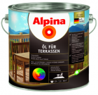 Aliejus medinėms terasoms Alpina ÖL FÜR TERRASSEN