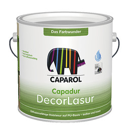 Medienos dažai Medienos ekologiški, poliuretaniniai dažai Caparol Capadur DecorLasur 