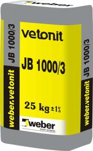 Cementiniai skiediniai Nesitraukiantis betonas weber.vetonit JB 1000/3 